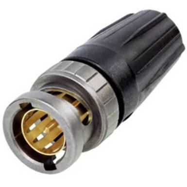 BNC csatlakozó Dugó, egyenes 75 Ohm Neutrik 1 db BNC csatlakozó Dugó, egyenes 75 Ohm Neutrik 1 db