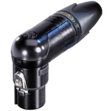 Neutrik XLR csatlakozó Csatlakozóaljzat, hajlított Pólusszám: 10 Fekete 1 db Neutrik XLR csatlakozó Csatlakozóaljzat, hajlított Pólusszám: 10 Fekete 1 db