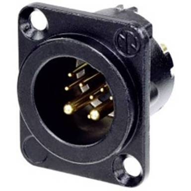Neutrik XLR csatlakozó Peremes dugó, egyenes érintkezők Pólusszám: 10 Fekete 1 db Neutrik XLR csatlakozó Peremes dugó, egyenes érintkezők Pólusszám: 10 Fekete 1 db