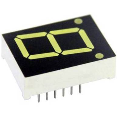 7 szegmenses kijelző, zöld, 13,1 mm 2,1 V, számjegy: 1, TRU COMPONENTS 7 szegmenses kijelző, zöld, 13,1 mm 2,1 V, számjegy: 1, TRU COMPONENTS