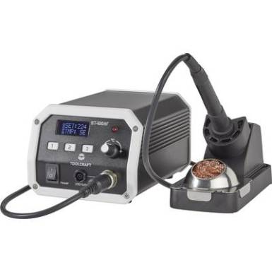 Digitális forrasztóállomás 50 - 480 °C 100 W Toolcraft ST-100 HF TO-4878195 Digitális forrasztóállomás 50 - 480 °C 100 W Toolcraft ST-100 HF TO-4878195