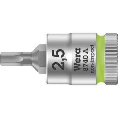 Wera 8740 A 05003331001 Belső hatlap Dugókulcs bit betét 2.5 mm 1/4 (6.3 mm) Wera 8740 A 05003331001 Belső hatlap Dugókulcs bit betét 2.5 mm 1/4 (6.3 mm)