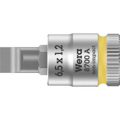 Wera 8700 A FL 05003322001 Egyeneshorny&uacute; Dug&oacute;kulcs bit bet&eacute;t 6.5 mm 1/4 (6.3 mm)