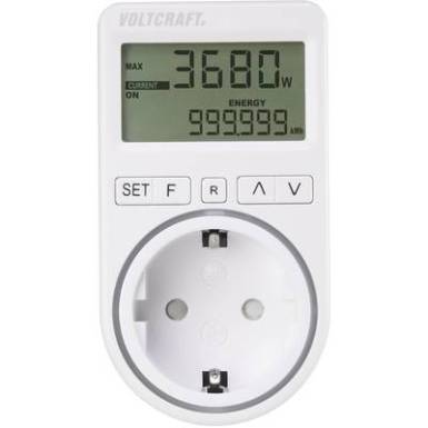 VOLTCRAFT SEM4500 Energiafogyasztás mérő Költség előrejelzés, Riasztó funkció, Beállítható áramtarifa VOLTCRAFT SEM4500 Energiafogyasztás mérő Költség előrejelzés, Riasztó funkció, Beállítható áramtarifa