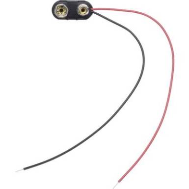 Elem érintkező klipsz 1 x 9V, 24,5 x 11,8 x 7,3 mm, TRU COMPONENTS 18-0092 Elem érintkező klipsz 1 x 9V, 24,5 x 11,8 x 7,3 mm, TRU COMPONENTS 18-0092
