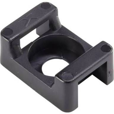 TRU COMPONENTS TC-6645716 Rögzítő foglalat csavaros Fekete 100 db TRU COMPONENTS TC-6645716 Rögzítő foglalat csavaros Fekete 100 db