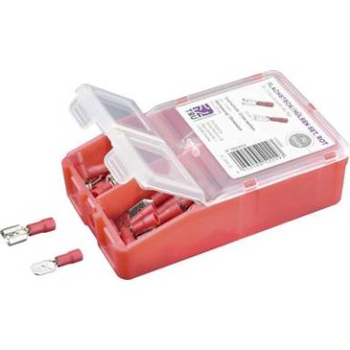 Szor&iacute;t&oacute;s csatlakoz&oacute; k&eacute;szlet 0.50 mm? 1.50 mm? Piros TRU COMPONENTS TC-6646616 140 db