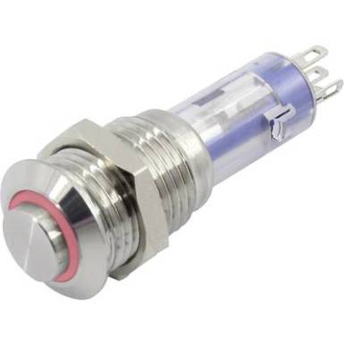 Nyomókapcsoló, TRU COMPONENTS LAS4GQH-11E/R/24V/S Nyomókapcsoló, TRU COMPONENTS LAS4GQH-11E/R/24V/S
