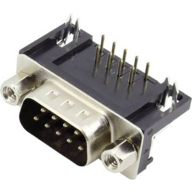 TRU COMPONENTS D-SUB tűs kapocsléc 90 ° Pólusszám: 9 Nyák 1 db TRU COMPONENTS D-SUB tűs kapocsléc 90 ° Pólusszám: 9 Nyák 1 db