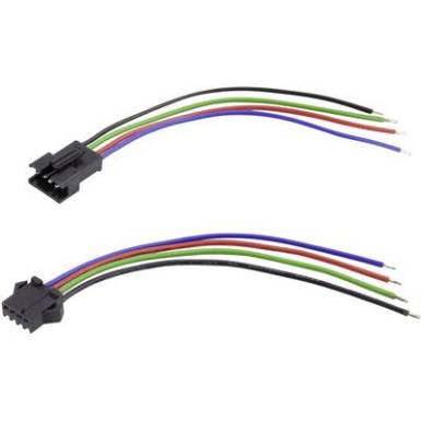 TRU COMPONENTS Dugaszol&oacute;s alj huzallal P&oacute;lusok sz&aacute;ma 2 Raszterm&eacute;ret: 2.50 mm TC-6649232 1 k&eacute;szlet