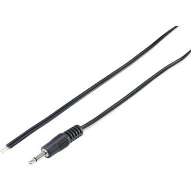 Jack csatlakozóvezeték-Jack dugó, 3,5 mm-esKábel, nyílt végekkelMono Jack csatlakozóvezeték-Jack dugó, 3,5 mm-esKábel, nyílt végekkelMono