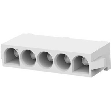 TE Connectivity H&uuml;velyh&aacute;z panel MATE-N-LOK P&oacute;lusok sz&aacute;ma 5 Raszterm&eacute;ret: 6.35 mm 640901-3 1 db