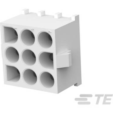 TE Connectivity H&uuml;velyh&aacute;z panel MATE-N-LOK P&oacute;lusok sz&aacute;ma 9 Raszterm&eacute;ret: 6.35 mm 643426-1 1 db