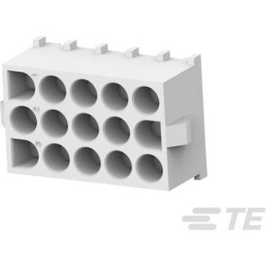 TE Connectivity Hüvelyház panel MATE-N-LOK Pólusok száma 15 Raszterméret: 6.35 mm 643430-1 1 db TE Connectivity Hüvelyház panel MATE-N-LOK Pólusok száma 15 Raszterméret: 6.35 mm 643430-1 1 db
