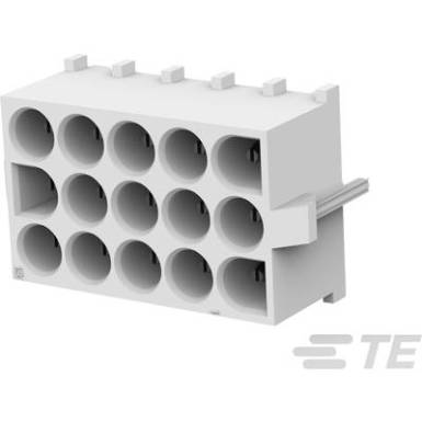 TE Connectivity H&uuml;velyh&aacute;z panel MATE-N-LOK P&oacute;lusok sz&aacute;ma 15 Raszterm&eacute;ret: 6.35 mm 641976-1 1 db
