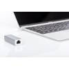 Digitus H&aacute;l&oacute;zat, USB 3.0 &Aacute;talak&iacute;t&oacute; [1x USB 3.0 dug&oacute;, C t&iacute;pus - 1x RJ45 alj] DN-3024 &Aacute;rny&eacute;kolt