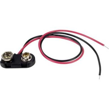 Elem érintkező klipsz 1 x 9V, 24,5 x 11,8 x 7,3 mm, TRU COMPONENTS BS-ER-1-200 Elem érintkező klipsz 1 x 9V, 24,5 x 11,8 x 7,3 mm, TRU COMPONENTS BS-ER-1-200