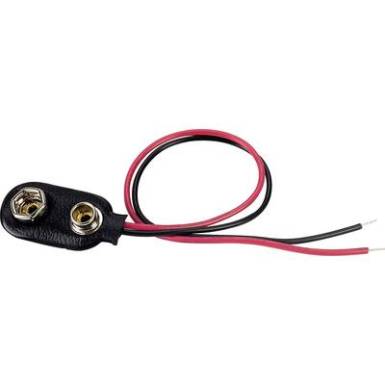 Elem érintkező klipsz 1 x 9V, 31 x 14 mm, TRU COMPONENTS BS-ER-36-150 Elem érintkező klipsz 1 x 9V, 31 x 14 mm, TRU COMPONENTS BS-ER-36-150