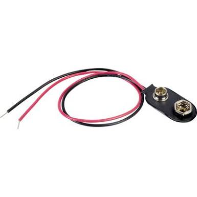 Elem érintkező klipsz 1 x 9V, 31 x 14 mm, TRU COMPONENTS BS-ER-36-200 Elem érintkező klipsz 1 x 9V, 31 x 14 mm, TRU COMPONENTS BS-ER-36-200