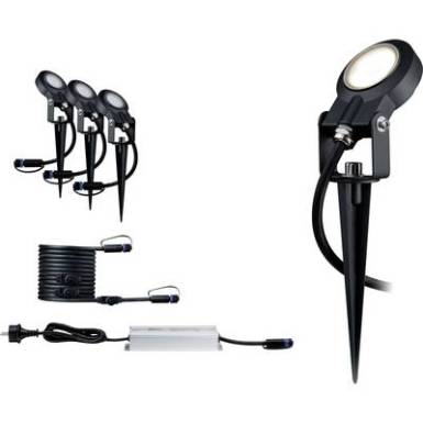 3 r&eacute;szes k&eacute;szlet LED 18 W Melegfeh&eacute;r Paulmann Sting 93696 Antracit