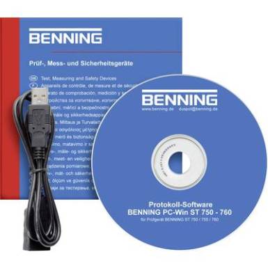 Benning Software BENNING PC-WIN ST 750-760 PC szoftverek BENNING PC-Win ST 750-760, 047002