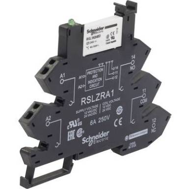 Dugaszrelé 1 db 24 V/DC, 24 V/AC 6 A 1 váltó Schneider Electric RSL1PRBU Dugaszrelé 1 db 24 V/DC, 24 V/AC 6 A 1 váltó Schneider Electric RSL1PRBU