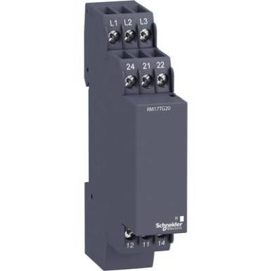 Felügyeleti relé 208, 208 - 440, 440 V/DC, V/AC 2 váltó 1 db Schneider Electric RM17TG20 Felügyeleti relé 208, 208 - 440, 440 V/DC, V/AC 2 váltó 1 db Schneider Electric RM17TG20