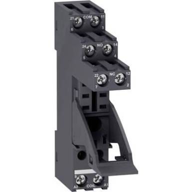 Reléfoglalat 1 db Schneider Electric RGZE1S48M (H x Sz x Ma) 77 x 15.8 x 62 mm Reléfoglalat 1 db Schneider Electric RGZE1S48M (H x Sz x Ma) 77 x 15.8 x 62 mm