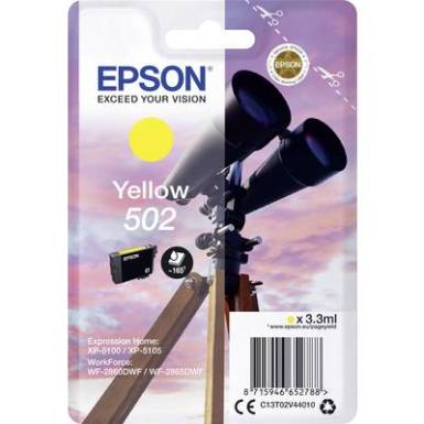 Epson Tinta T02V44, 502 Eredeti Sárga C13T02V44010 Epson Tinta T02V44, 502 Eredeti Sárga C13T02V44010