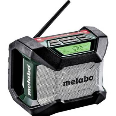 Metabo R 12-18 BT URH Műhelyr&aacute;di&oacute; Bluetooth(R) Fekete, Z&ouml;ld, Sz&uuml;rke