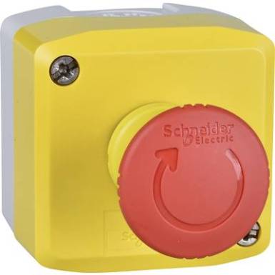 Vészkikapcsoló házban Piros Schneider Electric XALK178F 1 db Vészkikapcsoló házban Piros Schneider Electric XALK178F 1 db