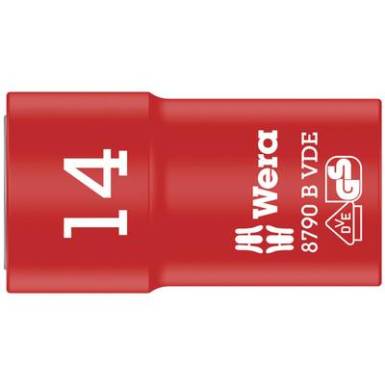 Wera 8790 B VDE 05004958001 Külső hatlap VDE dugókulcs betét 14 mm Wera 8790 B VDE 05004958001 Külső hatlap VDE dugókulcs betét 14 mm