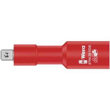 Dugókulcs hosszabbító Meghajtás (csavarhúzó) 3/8 (10 mm) 91 mm Wera 8794 SB VDE Zyklop 05004964001 Dugókulcs hosszabbító Meghajtás (csavarhúzó) 3/8 (10 mm) 91 mm Wera 8794 SB VDE Zyklop 05004964001