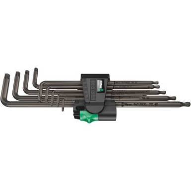 TORX Hajlított csavarhúzó készlet Wera 967/9 TX XL 1 TORX Hajlított csavarhúzó készlet Wera 967/9 TX XL 1