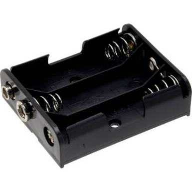Elemtartó ceruzaelemhez 3x AA, klipszes, TRU COMPONENTS BH-331B Elemtartó ceruzaelemhez 3x AA, klipszes, TRU COMPONENTS BH-331B