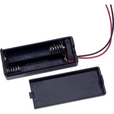 Elemtartó mikroelemhez 2x AAA, vezetékes, TRU COMPONENTS SBH421-1AS Elemtartó mikroelemhez 2x AAA, vezetékes, TRU COMPONENTS SBH421-1AS