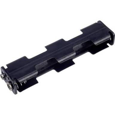 Elemtartó ceruzaelemhez 4x AA, klipszes, TRU COMPONENTS BH342-1B Elemtartó ceruzaelemhez 4x AA, klipszes, TRU COMPONENTS BH342-1B