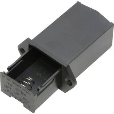 Elemtartó 9V-os elemhez, forrasztható, TRU COMPONENTS SBH-9V-COM Elemtartó 9V-os elemhez, forrasztható, TRU COMPONENTS SBH-9V-COM