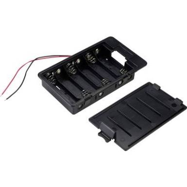 Elemtartó ceruzaelemhez 6x AA, vezetékes, TRU COMPONENTS SBH361A Elemtartó ceruzaelemhez 6x AA, vezetékes, TRU COMPONENTS SBH361A