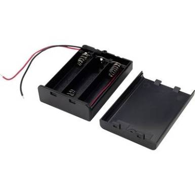 Elemtartó ceruzaelemhez 3x AA, vezetékes, TRU COMPONENTS SBH-331AS Elemtartó ceruzaelemhez 3x AA, vezetékes, TRU COMPONENTS SBH-331AS