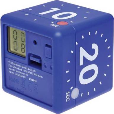 TFA CUBE Időzítő Kék digitális TFA CUBE Időzítő Kék digitális