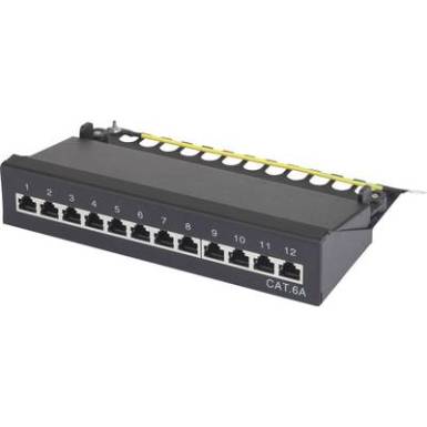 12 port H&aacute;l&oacute;zati patchbox Renkforce CAT 6A 1 ME