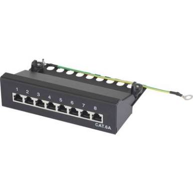 8 port H&aacute;l&oacute;zati patchbox Renkforce CAT 6A 1 ME