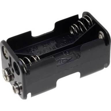 Elemtartó ceruzaelemhez 4x AA, klipszes, TRU COMPONENTS BH-343-2B Elemtartó ceruzaelemhez 4x AA, klipszes, TRU COMPONENTS BH-343-2B