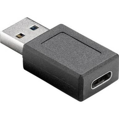 Goobay USB 3.0 &Aacute;talak&iacute;t&oacute; [1x USB-C alj - 1x USB 3.0 dug&oacute;, A t&iacute;pus] USB 3.0 SuperSpeed Adapter auf USB-C(TM), schwarz