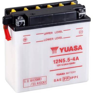 Motorkerékpár elem Yuasa 12N5.5-4A 12 V 5.5 Ah A következő modellekhez Motorkerékpárok, Motoros rollerek, Quadok, Jetski, Hómobil, Fűnyíró traktor Motorkerékpár elem Yuasa 12N5.5-4A 12 V 5.5 Ah A következő modellekhez Motorkerékpárok, Motoros rollerek, Quadok, Jetski, Hómobil, Fűnyíró traktor