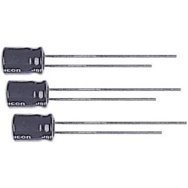 Elektrolit kondenzátor THT, RM 2 mm 4,7 nF 50 V 20 % ? 5 x 7 mm Jamicon SHR4R7M1HC07M Elektrolit kondenzátor THT, RM 2 mm 4,7 nF 50 V 20 % ? 5 x 7 mm Jamicon SHR4R7M1HC07M