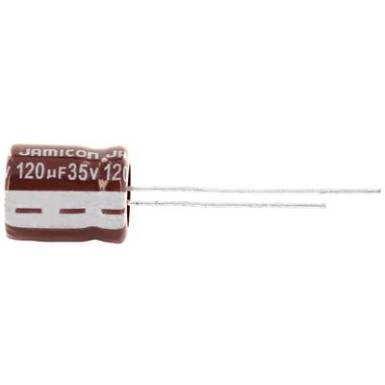 Elektrolit kondenzátor THT, RM 2 mm 100 nF 10 V 20 % ? 5 x 11 mm Jamicon TLR101M1AD11M Elektrolit kondenzátor THT, RM 2 mm 100 nF 10 V 20 % ? 5 x 11 mm Jamicon TLR101M1AD11M