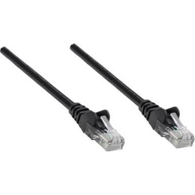 RJ45 Hálózat Csatlakozókábel CAT 5e U/UTP 1.5 m Fekete Intellinet RJ45 Hálózat Csatlakozókábel CAT 5e U/UTP 1.5 m Fekete Intellinet