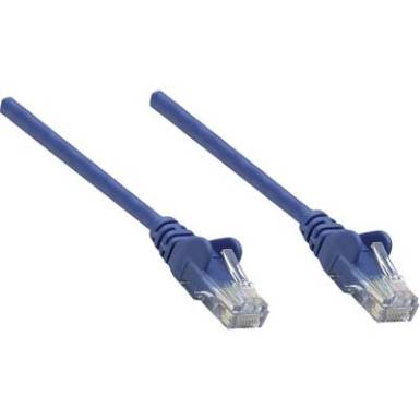 RJ45 Hálózat Csatlakozókábel CAT 6A S/FTP 0.5 m Kék Egyszeres árnyékolás, Tejes árnyékolás, Halogénmentes Intellinet RJ45 Hálózat Csatlakozókábel CAT 6A S/FTP 0.5 m Kék Egyszeres árnyékolás, Tejes árnyékolás, Halogénmentes Intellinet